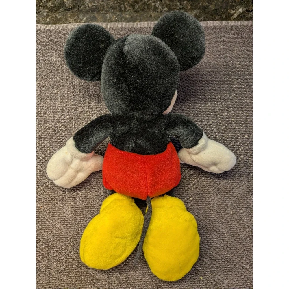 Disney Mickey Mouse Plush Stuffed Animal Classic Red Shorts Yellow Shoes 10 inch